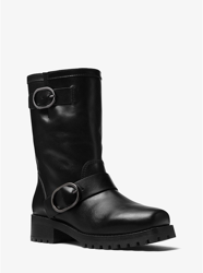 Stivale da moto Rosario in pelle en oferta