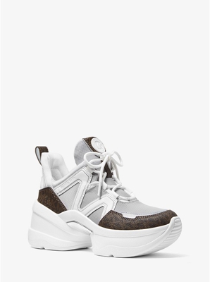 Sneaker Olympia in nylon e con logo