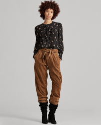 Maglia in georgette a fiori precio