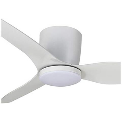 Flush Bianco Ventilatore Da Soffitto, 132 Cm