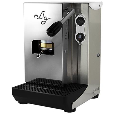 Macchina da Caffè Espresso Automatica Plus Basic Serbatoio 0.7 Lt. Potenza 400 Watt Colore Acciaio Inox