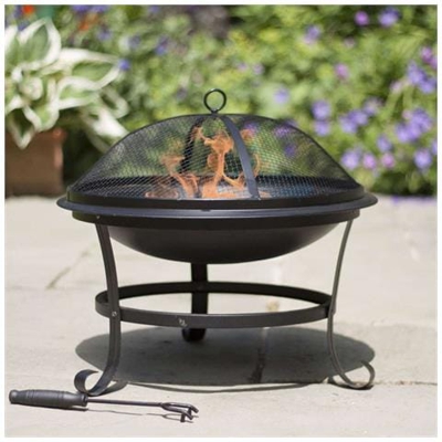 Braciere Atlanta 51 cm in Acciaio Nero 85014