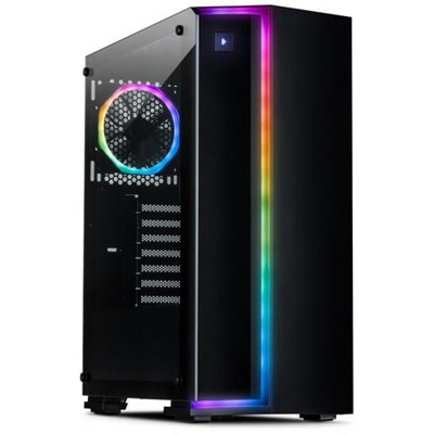 Case S-3906 Tower ATX / ITX / Micro ATX 2 Porte USB 3.0 Colore Nero (Finestrato)