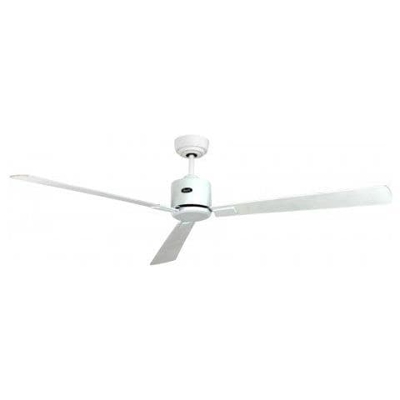 Ventilatore A Soffitto A Risparmio Energetico Eco Neo Ii 152 Cm Colore Bianco Con Ali Colore Grigio Chiaro / bianco