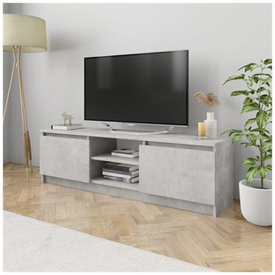 Mobile Tv Grigio Cemento 120x30x35,5 Cm In Truciolato
