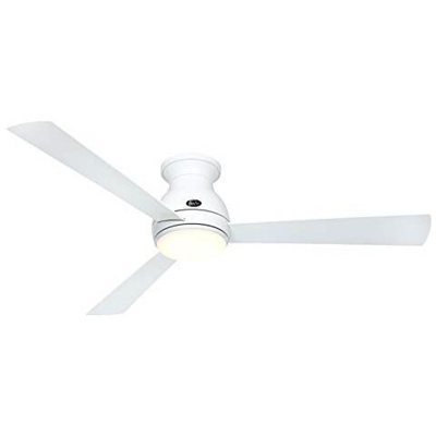 Eco Pallas - Ventilatore Da Soffitto, 142 Cm, Colore: Bianco / grigio Con Led