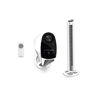 Ventilatore A Colonna Vornado Tower L In Bianco Con 1020 M³ / h, Con Telecomando, 701784