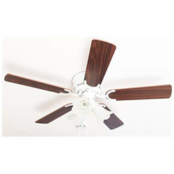 Kisa Deluxe - Ventilatore Da Soffitto, Con Illuminazione, In Metallo, 44 W, Legno Di Palissandro / noce Scuro, 105 Cm, Metallo Abs, Palissandro / noce Scuro. , 105 Cm características