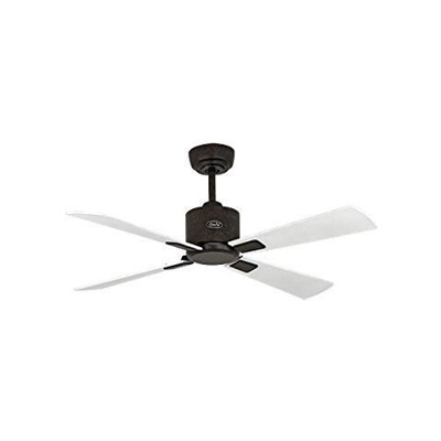 Ventilatore Da Soffitto A Risparmio Energetico Eco Neo Ii 103 cm Bronzo Marrone Anticato Ali Bianco / grigio Chiaro