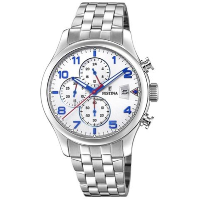 F20374-4 Uomo 43mm Acciaio Acciaio