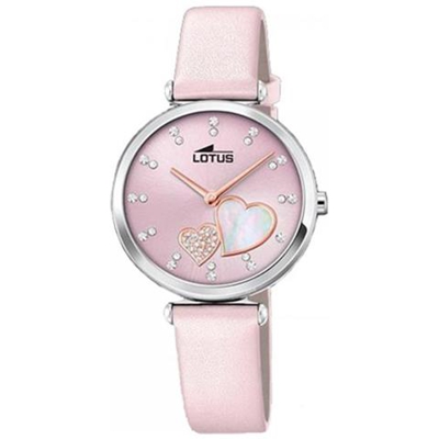 Orologio Donna Lotus Bliss Swarovski Cinturino In Pelle Rosa 18617/2