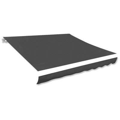 Tendone Parasole in Tela Antracite 350x250 cm