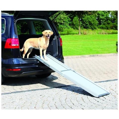 Rampa Telescopica Animali Petwalk 120 Kg 100-180 Cm Grigio 3940