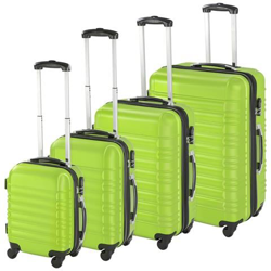 Set Di Valigie Abs, 4 Pezzi - Verde precio