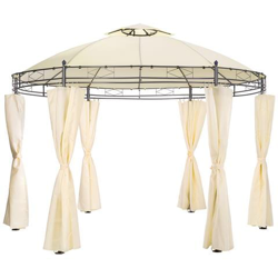 Gazebo Da Giardino Deluxe 350cm Siana - Crema en oferta