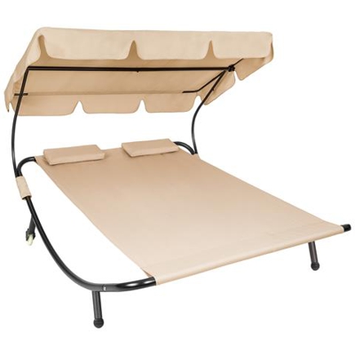 Lettino Prendisole Doppio - Beige