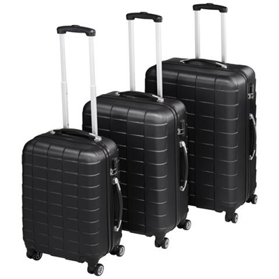 Set Di Valigie Rigide, 3 Pz. - Nero