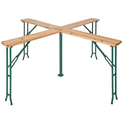 Tavolo Da Bar, Quattro Piani Di Appoggio 241 X 241 X 103 Cm - Marrone