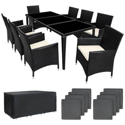 Set In Rattan Monaco, Alluminio - Nero precio