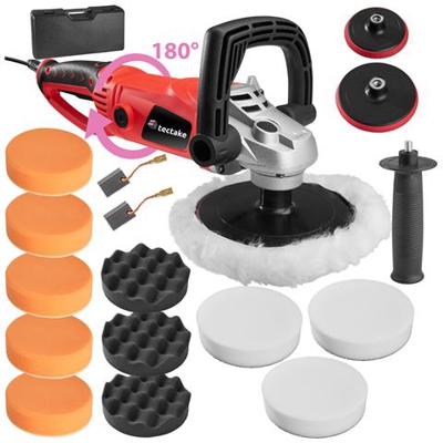 Lucidatrice Con Manopola Girevole 1600w - 18 Pezzi