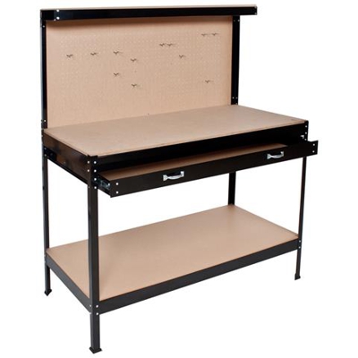 Banco Da Lavoro Con Cassetto - 120 X 60 X 156 Cm