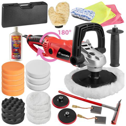 Lucidatrice Con Manopola Girevole 1600w - 27 Pezzi Incl. Prodotto Per Lucidatura en oferta
