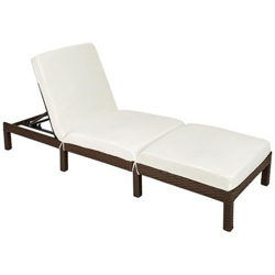 Lettino Prendisole In Rattan Sofia - Marrone precio