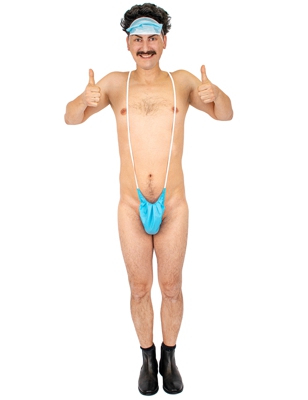 Costume Maskini azzurro per uomo
