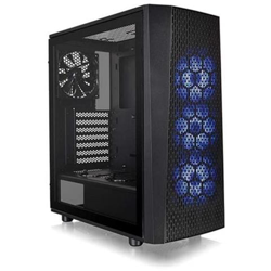 Case Versa J24 TG RGB Midi Tower ATX / Micro-ATX / Mini-ITX 2 Porte USB 3.0 Colore Nero (Finestrato) en oferta