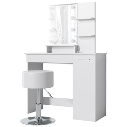Vicco Toletta Da Trucco Julia Toletta Comodino Toletta Make-up Specchio Bianco precio