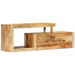 Mobile Porta Tv 120x30x40 Cm In Legno Massello Di Mango en oferta
