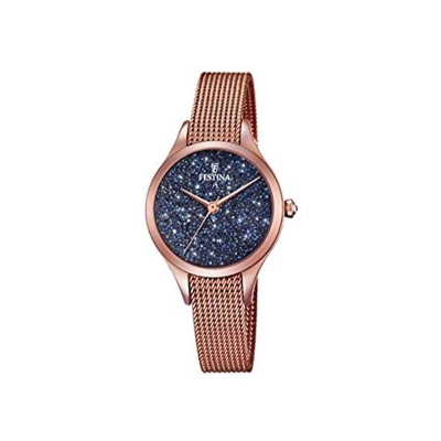Orologio Analogico Al Quarzo Dà Donna Cinturino In Acciaio Inox F20338 / 3