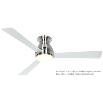 Ventilatore A Soffitto Senza Luce 314272 Eco Pallas 142 Pale Grigio E Bianco