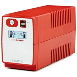 SPS 500 SOHO+ A linea interattiva 500VA 2presa (e) AC Torre Rosso, Bianco gruppo di continuità (UPS) características