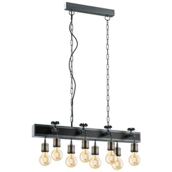 49099 lampada a sospensione Supporto rigido Nero E27 60 W A++, E precio