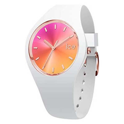Ice-watch - Ice Tramonto California - Orologio Donna Bianco Da Cinturino In Silicone - 016 049 (small)