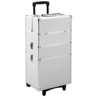 Valigetta Per Cosmetici A 3 Piani - Argento