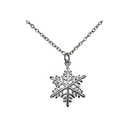 Collana - Ciondolo - Fiocco Di Neve - Argento 925-2 Cm en oferta