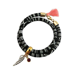 Braccialetto Avvolgente - Argento 925 - Placcato Oro 18k - Ala - Angelo - Azteco - Rubino - Rosso - Rosa precio