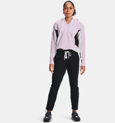 Felpa con cappuccio UA Rival Fleece EMB da donna precio
