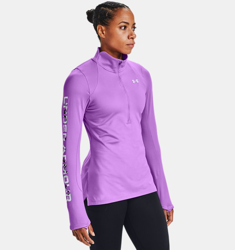 Maglia ColdGear® Armour Graphic ½ Zip da donna características