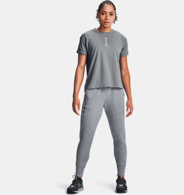 Pantaloni UA Rival Fleece AMP da donna