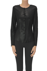 Nappa leather jacket en oferta