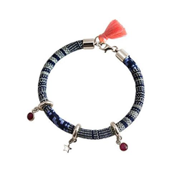 Braccialetto - Argento 925 - Azteco - Star - Stella - Rubino - Rosso características