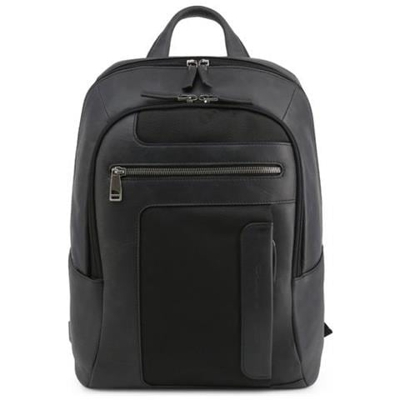 Zaino Frame Zaino In Pelle E Tessuto Nero Outca3214fr / n