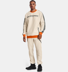 Maglia UA Rival Fleece AMP da uomo en oferta