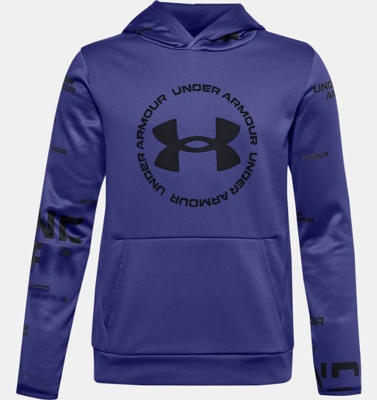 Felpa con cappuccio Armour Fleece® Branded da ragazzo