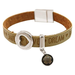 Braccialetto - Cuore - Wishes - Quarzo Fume - Nocciola - Chiusura Magnetica precio