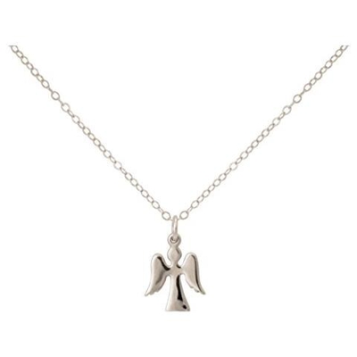 Collana - Ciondolo - Angelo Custode - Argento 925-1,3 Cm