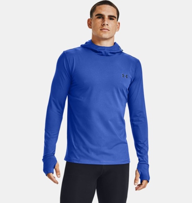 Felpa con cappuccio UA Qualifier Ignight ColdGear® da uomo